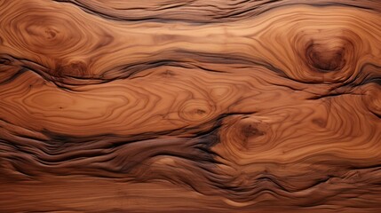 Wall Mural - detailed core walnut wood with veins texture for furniture textures with details tile format repetitive pattern - generative