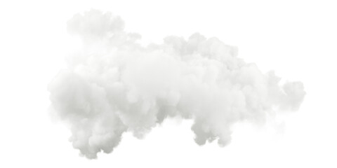 Poster - Isolated ozone intense steam clouds on transparent backgrounds 3d illustration png