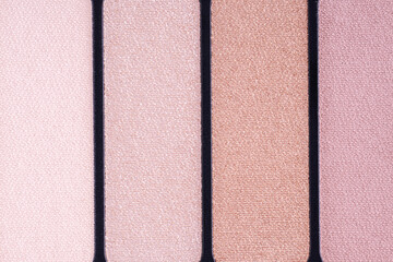 Sticker - Professional multicolor eyeshadow makeup palette, top view. Macro texture of eyeshadows. Makeup eyeshadow palette.