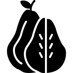 Wall Mural - Pear Icon