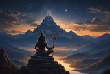 Fototapeta Nowy Jork - Hindu god Shiva
