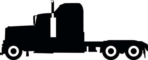 Semi Truck Cut File, SVG file for Cricut and Silhouette , EPS , Vector, JPEG , Logo , T Shirt