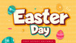 Cute Easter day text effect editable