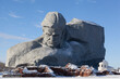 monument to the defenders of the Brest fortress in the early days of Nazi Germany attacked the USSR, called 