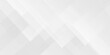 © MdLothfor - Modern Abstract white lines futuristic triangle technology backdrop. white light grey background. Space design concept. Decorative web layout or poster, banner. White grey background vector design.