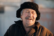 © Parilov - Old man without part of his teeth is smiling.