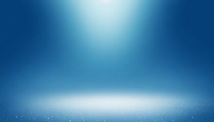 Sticker - blue gradient abstract background with soft spot light for product displaying