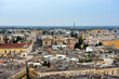 panorama seen from the top of the bell tower can be reached by lift Lecce Italy