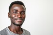 © furyon - Gentle portrait of an African man, kind-hearted and compassionate, white background
