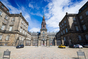 Wall Mural - Christiansborg Palace - seat of Danish government, parliament and supreme court in Copenhagen, Denmark