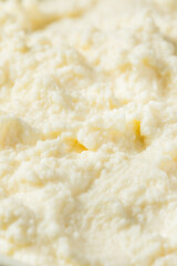 Canvas Print - White Whole Milk Ricotta Cheese