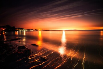 Wall Mural -  long exposure photograph