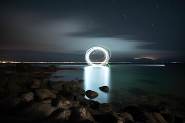 Wall Mural -  long exposure photograph