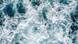 Seawater with sea foam as seamless background