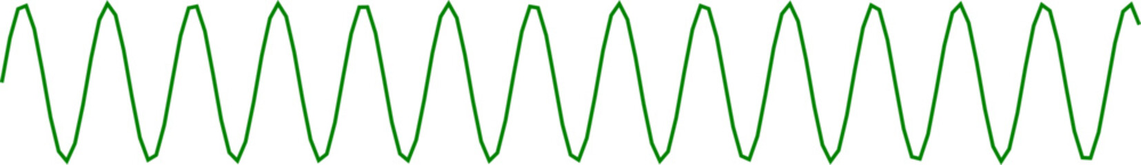 An abstract transparent curvy sine wave shape line design element.