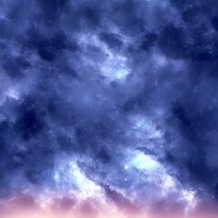 Wall Mural - space sky background