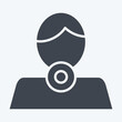 © Aminnurul - Icon Thyroid. related to Body Ache symbol. glyph style. simple design editable. simple illustration