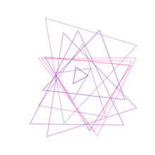 An Abstract Transparent Triangle Spiral Burst Design Element.
