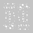 Make a Professional Bubbles Vector Seamless Pattern With Flat Line Icons