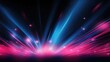 abstract neon light explosion - intense speed and energy visualized in vivid colors, ideal for technology and sci-fi designs