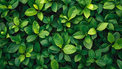 Green leaf texture, nature background, AI generate