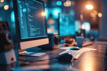 Computer agency background 