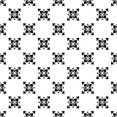 Seamless pattern aztecs fabric pattern geometric pattern for background black and white seamless pattern