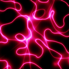 Pink glowing multidimensional plasma force field. Abstract glowing background