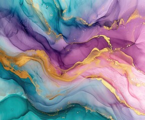 Sticker - abstract art with different patterns in oil canvas, compositions, design, created with ai