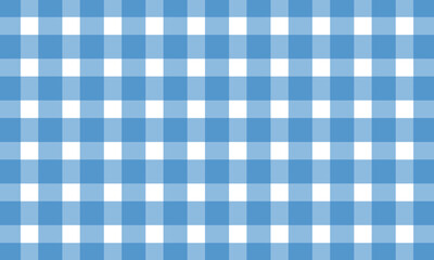 Wall Mural - abstract monochrome blue gingham pattern.
