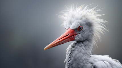 Wall Mural - white stork ciconia