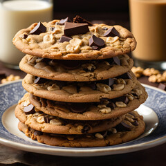 Wall Mural - chocolate chip cookies