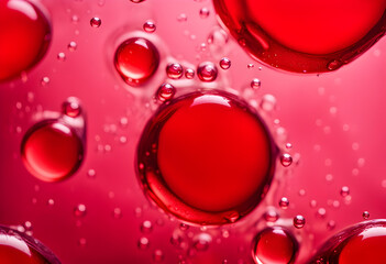 red macro bubbles,Backgrounds, Abstract Backgrounds, Soda, Red,