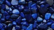 Lapis Lazuli gemstone seamless pattern. Repeated background of minerals.