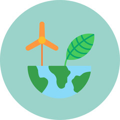 Sticker - Ecology Icon