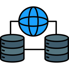 Sticker - Network Data Icon