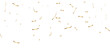 © Ahmad Araf - Abstract luxury golden confetti glitter and dust falling down on transparent background. Shiny glittering dust background.