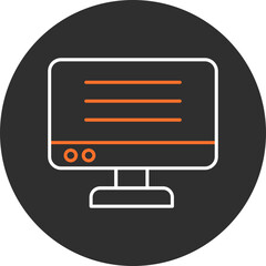 Sticker - Monitor Icon