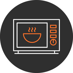 Sticker - Microwave Icon