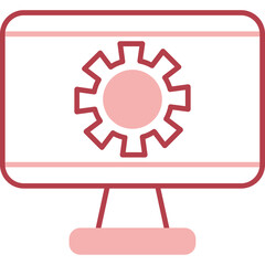 Poster - Monitor Screen Icon