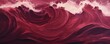 Abstract water ocean wave, wine, burgundy, maroon texture