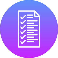 Canvas Print - Checklist Icon