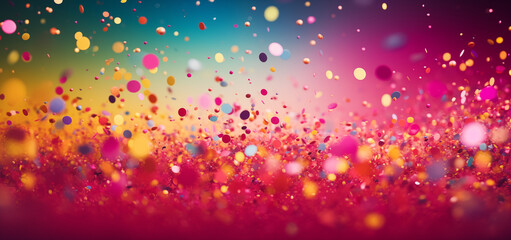 Wall Mural - colorful confetti abstract background