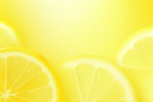 Bright Lemon Yellow Pastel Gradient Background Soft