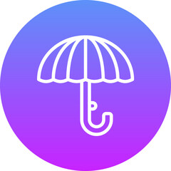 Canvas Print - Umbrella Icon