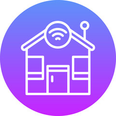 Canvas Print - Smart Home Icon