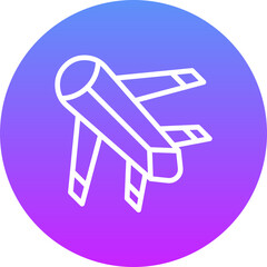 Sticker - Airplane Icon