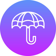 Sticker - Umbrella Icon