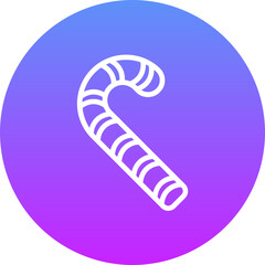 Sticker - Candy Cane Icon