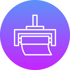 Canvas Print - Rolling Machine Icon